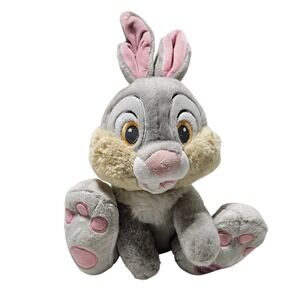 Disney Store Thumper Plush Kids Gray Bambi Rabbit Stuffed Animal